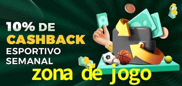 10% de bônus de cashback na zona de jogo