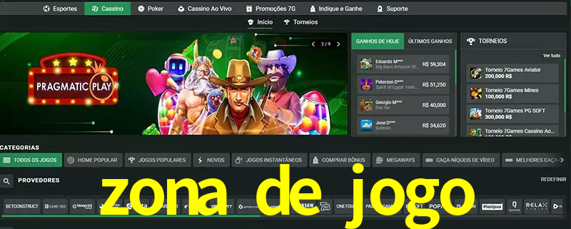 cassino zona de jogo